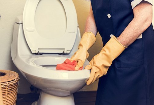 Как удалить известковый налёт с унитаза - Статьи на официальном сайте  Unilever
